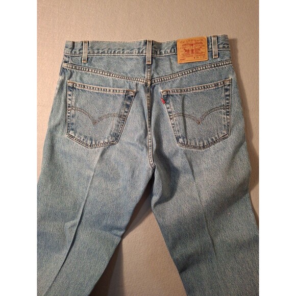 Vintage Levi's 505 Regular Fit Straight Leg Jeans Men's 38/30 Blue 1999 90s - Picture 14 of 15